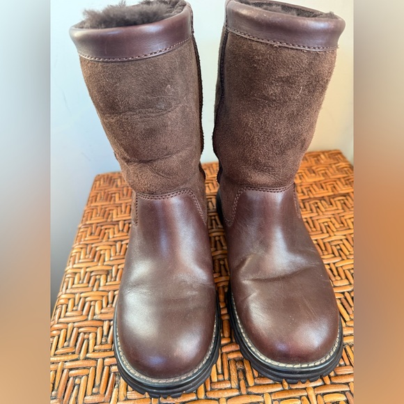 UGG Shoes - UGG Brooks Waterproof Women's Brown Winter Boots